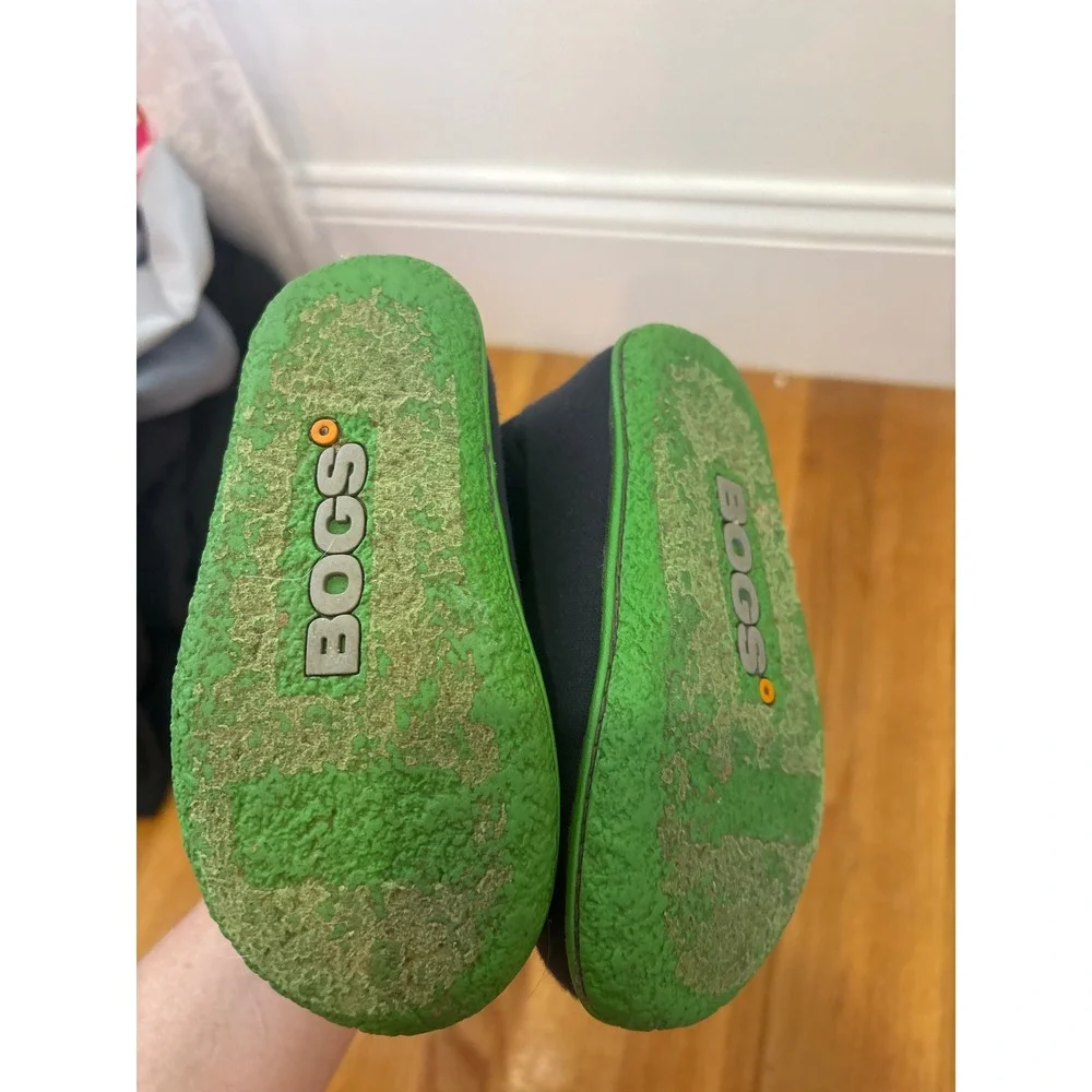 Bogs Baby Solid Black Green Waterproof Insulated Winter Boots Infants‎ 7